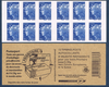 Carnet 12 timbres adhésifs Marianne bleu Europe N°592-C1