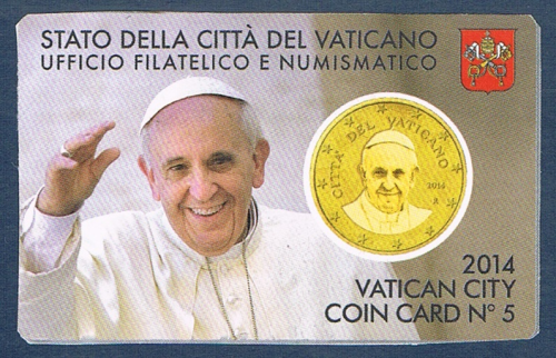 Vatican Coincard N°5 L'effigie François1er