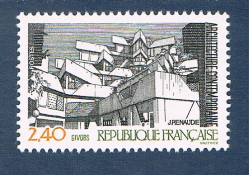 Timbre de France émis en 1985. Réf Yvert & Tellier N° 2365 neuf. Descriptif: L'architecture contemporaine.
