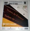 Jeu FS - FO complémentaire France  2013 - 2ème partie autoadhésif de France, 4 pages AA61 à AA64 Réf Yvert & Tellier article 730014, feuilles 2 perforations.