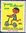 France vignette jeunesse au plain air 1968. Descriptif: Confédération des oeuvres laîques de vacances d'enfants et d'adolescents, valeur vingt cinq centimes.