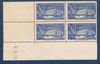 Coin daté du 8. 5. 39. composé de quatre timbres, type exposition de L'eau. Réf Yvert & Tellier N° 430 neuf gomme d'origine. Descriptif: Exposition de L'eau, à Liège -la machine de Marly.