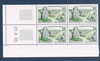 Coin daté du 22. 6. 65. composé de quatre timbres, type Alignements de Carnac. Réf Yvert & Tellier N° 1440 neuf. Descriptif: Timbres de 1965, type 1f. gris, vert et bistre.