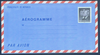 Aérogramme de Monaco: Princes Rainier III et Albert. RéfYvert & Tellier N° 505 neuf plié. Descriptif: Légende principauté de Monaco, type de 1981, valeur 2f.70 noir-bleu.