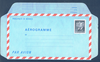 Aérogramme de Monaco: Princes Rainier III et Albert. Réf Yvert & Tellier N° 506 neuf plié. Descriptif: Légende principauté de Monaco, type de 1984, valeur 3f.30 noir-bleu.