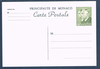 Carte postale de Monaco: Princes Rainier III et Albert. Réf Yvert & Tellier N° 37 neuf. Descriptif: Légende principauté de Monaco, type de 1982, valeur 1f.60 vert-blanc.