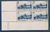 Timbres poste de France bloc de quatre timbres avec coin daté du 14. 4. 38. Réf Yvert & Tellier N° 379 neufs** . Château de Versailles.