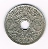 Pièce Française de 25 centimes Lindauer, émise en 1918 état TB, pièce rare. Descriptif: Edmond-Emile Lindauer, diamètre 24mm - 5g -en cupro-nickel.
