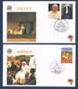 Enveloppes philatéliques premier jour illustrées. Voyage du Pape Jean - Paul  II . Réf: 105. Descriptif: Lot de deux enveloppes. Offre spéciale : 2,95€.