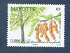Timbre poste de Mayotte émis en 2008. Réf: Yvert & Tellier. N° 223 neuf.  Descriptif: Arbre le tamarinier et ses fruits.