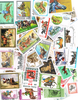 Philatélie pochette de plus de 50 timbres oblitérés, type chevaux. Descriptif:  Timbres du monde. Réf du lot G 102.