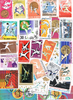 Philatélie pochette de plus de 50 timbres oblitérés différents, type escrime. Descriptif: Timbres du monde.  Réf  du lot  G 113. Offre spéciale.
