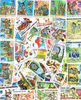 Pochette de plus de 100  timbres oblitérés  différents, type Scoutisme. Descriptif: Timbres du monde. Réf: du lot  G 13. Timbres de toute époque et très variés.