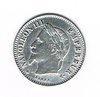 pièce 20 centimes argent, millésime 1867 A. Type Napoléon III tête laurée, grand module.  Descriptif: Tête laurée de Napoléon III à gauche. Lot V.H.12.