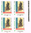 Bloc 4 timbres déclaration la Guerre 14-18