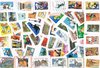 Pochette 500 timbres oblitérés sur fragments à décoller