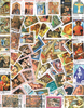 Pochette de plus de 100  timbres oblitérés  différents, type  Religion. Descriptif: Timbres du monde. Réf: du lot  G 169. Timbres de toute époque et très variés.