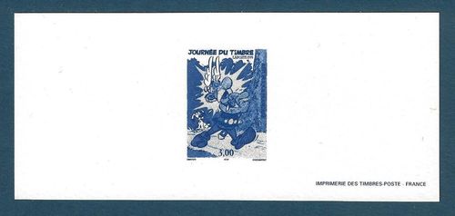 Gravure timbres poste de France Astérix Journée du Timbre 1999