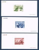 Offre spéciale. Gravure officielle des timbres poste de France 1996. Réf Yvert & Tellier N° 2997 à 2999 - les 3 gravures.  Descriptif :  Parcs nationaux de Cévennes. Vanoise. et Mercantour.