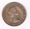 Pièce Royaume - Uni 1 on penny 1967 bronze, type Elizabeth II. Descriptif: Portait Elisabeth II. DEI. Gratia. Regina. état T.T.B.+  bel platine.