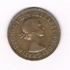 Pièce Royaume-Uni 1/2 half penny 1956  bronze, type Gratia. Regina. Descriptif: Portait de profil droit de Gratia. Regina. F: D: + Elizabeth. II. DEI. Gratia. Regina. Etat  T.T.B.+  bel platine.