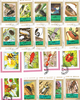 Philatélie pochette de plus de 200  timbres oblitérés  différents, type Insectes. Descriptif: Timbres du monde. Réf: du lot  G 171. Timbres poste de toute époque et très variés.