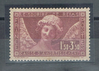 Timbre de France type. 1 f.50 + 3 f.50 lilas de 1930. Réf Yvert & Tellier N° 256 neuf sans gomme. Descriptif: Le sourire de Reims. Caisse d'Amortissement. Lot N° 2.
