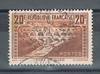Timbre de France type. 20 f. chaudron IIB, année 1930. Réf Yvert & Tellier N° 262 oblitéré. Descriptif: Pont du Gard. Lot N 2.