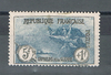 Timbre de France type. 5 f. + 1 f. noir et bleu, année 1927. Réf Yvert & Tellier N° 232  neuf**  avec taches sur le timbre. Descriptif: Au profit  des Orphelins de la guerre. Lot N° 2.