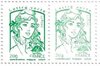 Feuille Marianne et la jeunesse 40 timbres + une maxi Marianne