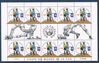 Mini feuille de Nouvelle - Calédonie. Coupe du monde de Football 2006. Réf  977 timbres neufs. Descriptif: Mini feuille de 10 timbres avec marge illustrée coupe du monde de FIFA.