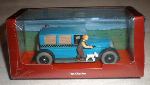 Voiture miniature Tintin en Amérique