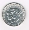 Pièce Polonaise monnaie commémorative de 200 zlotych argent 1975. Pièce du 30 ème anniversaire, avec l'emblème polonais durant la période communiste.