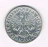 Pièce de monnaie commémorative de 5 zlotych argent 1936. Descriptif: Thème animaux Aigles. Navires - Bateaux, état Sup.