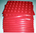 Lot 12 plateaux en plastique rouge 40 cases rondes Promo