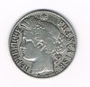 Pièce Française 1 Franc Cérès 1895 A argent à 8,35%. Commentaire; monnaie 1 France Cérès troisième république, tête de la République à gauche en Cérès, déesse des moissons, état superbe.