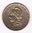 Pièce d'Argentine de 2 centavos 1893. Bronze. Commentaire : Armoiries de L'argentine , une allégorie  de la liberté portant le bonnet  phrygien.