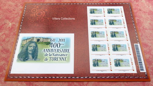 Collector privé 10 timbres autoadhésifs la naissance de Turenne