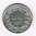 Pièce de 2 Francs argent Suisse émise en 1973 tranche striée. Descriptif. Helvetia, le personnage allégorique féminin suisse, vêtue d'une toge, tient une lance.