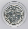 Pièce 2 Reichsmark argent Allemand 1937J Hindenburg Maréchal