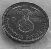 Pièce Allemagne 2 Reichsmark argent 1939A Portrait Hindenburg