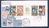 Enveloppe exposition philatélique premier jour d'émission Paris juin 1964, affranchie de la bande de quatre timbres avec emblème Phlatec. Paris 1964. Réf 1417A la bande, timbres N° 1414 0 1417.