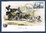 Carte postale Malle Poste 1842 oblitération Timbre N°1235