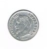 Pièce de monnaies Française 20 centime argent. Napoléon III tête laurée, grand module émis en 1867 BB. Descriptif. Tête laurée de Napoléon III à gauche.