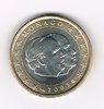 Pièce de monnaie de 1 Euro courante de Monaco, millésime 2003. Descriptif. Cette pièce de monnaie officielle représente le portrait de Rainier III  et du Prince Albert II. Pièce neuve.de rouleaux.
