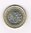 Pièce de monnaie de 1 Euro courante de Monaco, millésime 2002. Descriptif. Cette pièce de monnaie officielle représente la double effigie des princes Rainier III et Albert, le profil vert la droite.