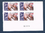 Timbres autocollants. Pierres précieuses, bloc de 4 timbres provenant de feuilles entreprises en tirage autoadhésif pour Pros, valeur 0,68€ lettre vert 50 g, émise par la poste 2015