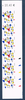 Timbres autocollants Coeur Jean - Charles de Castelbajac, bande de 6 timbres provenant de feuilles entreprises en tirage autoadhésif pour Pros, valeur 0,68€ lettre vert émise par la poste 2015