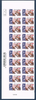 Timbres autocollants. Pierres précieuses. Bande 20 timbres issue de feuille à validité permanente pour les entreprises, tirage autoadhésif pour les Pros. Timbre Pierres précieuses.