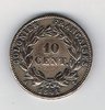 Pièce de monnaie 10 centimes 1841 A. Paris. Monnaie des colonies Françaises. Descriptif. Louis Philippe I roi des Français. Monnaie des colonie Françaises.